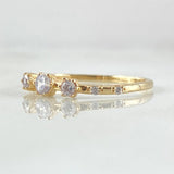 Anillo Solitario 1.45gr / T7 1/2 / Oro 18K -