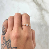 Anillo Solitario 1.45gr / T7 1/2 / Oro 18K -