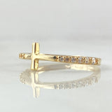 Cross Ring 1.7gr / Size 6 1/4 / 18K Gold