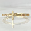 Cross Ring 1.7gr / Size 7 / 18K Gold