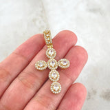 Dije Cruz Tupida 4.85gr / 4.5cm / Oro 18K