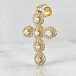 Dije Cruz Tupida 4.85gr / 4.5cm / Oro 18K