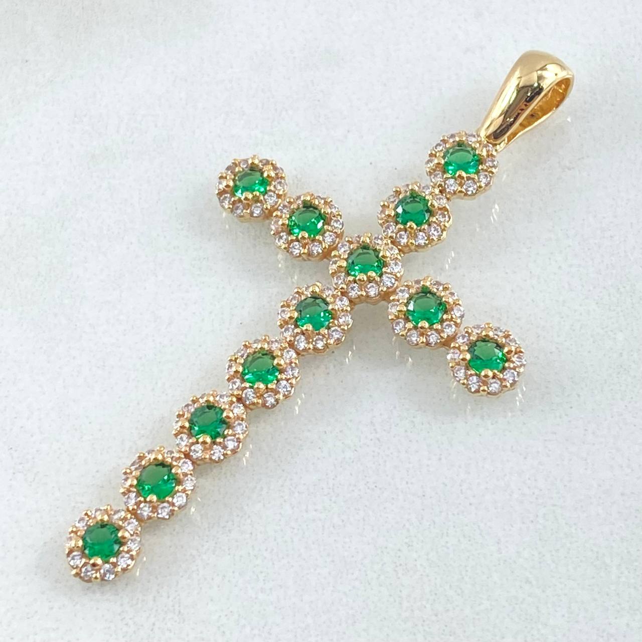 Dije Cruz Tupida 3.8gr / 5cm / Oro 18K