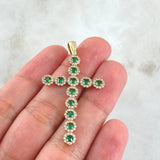 Dije Cruz Tupida 3.8gr / 5cm / Oro 18K