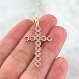 Dije Cruz Tupida 3.05gr / 4.2cm / Oro 18K