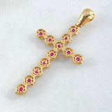 Dije Cruz Tupida 3.05gr / 4.2cm / Oro 18K