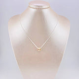 Classic Link Chain Three-Tone Hoop 2.65g / 16 in / 0.9mm 925 Vermeil Silver