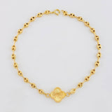 Pulso GC Trébol 2.5g / 7 1/4 in / 3.1mm Oro Amarillo 18K
