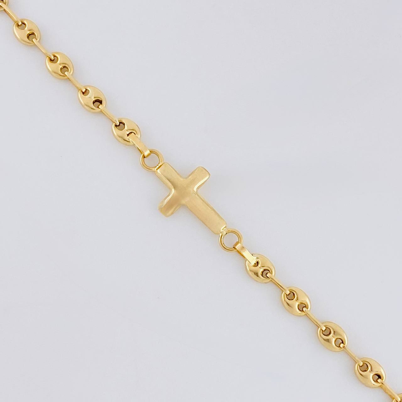 Bracelet GC Cross 1.95g / 6 1/2 in / 3.2mm Yellow Gold 18K