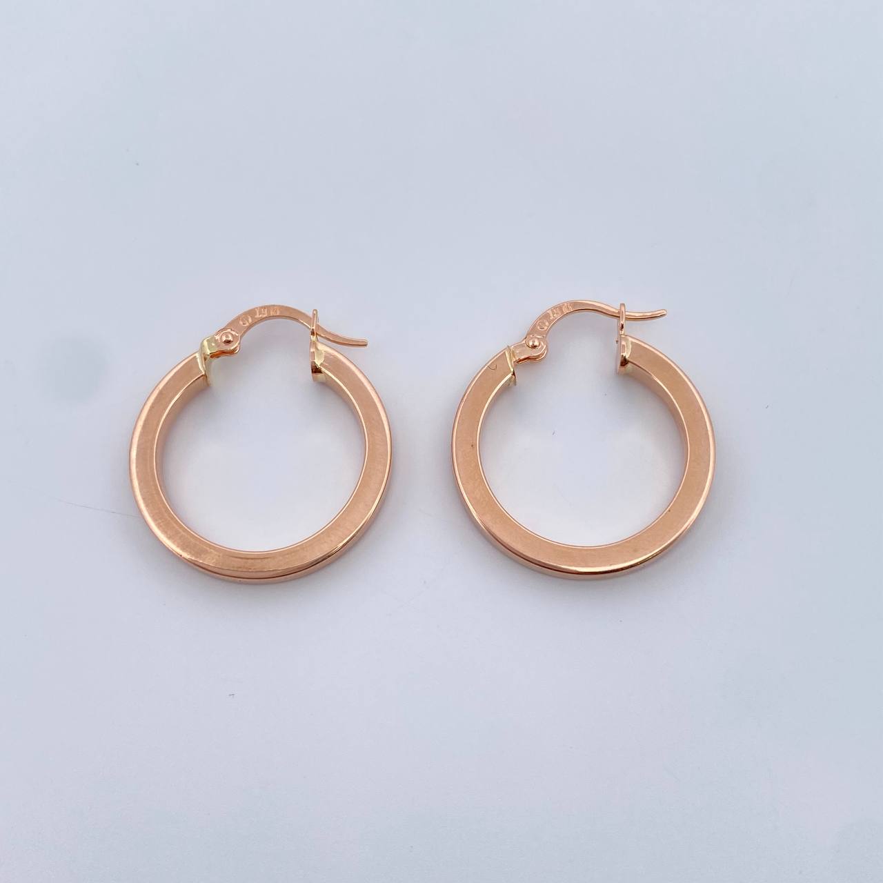Candongas Diani 2.35gr / 2.4cm / Oro Rosa 18K $