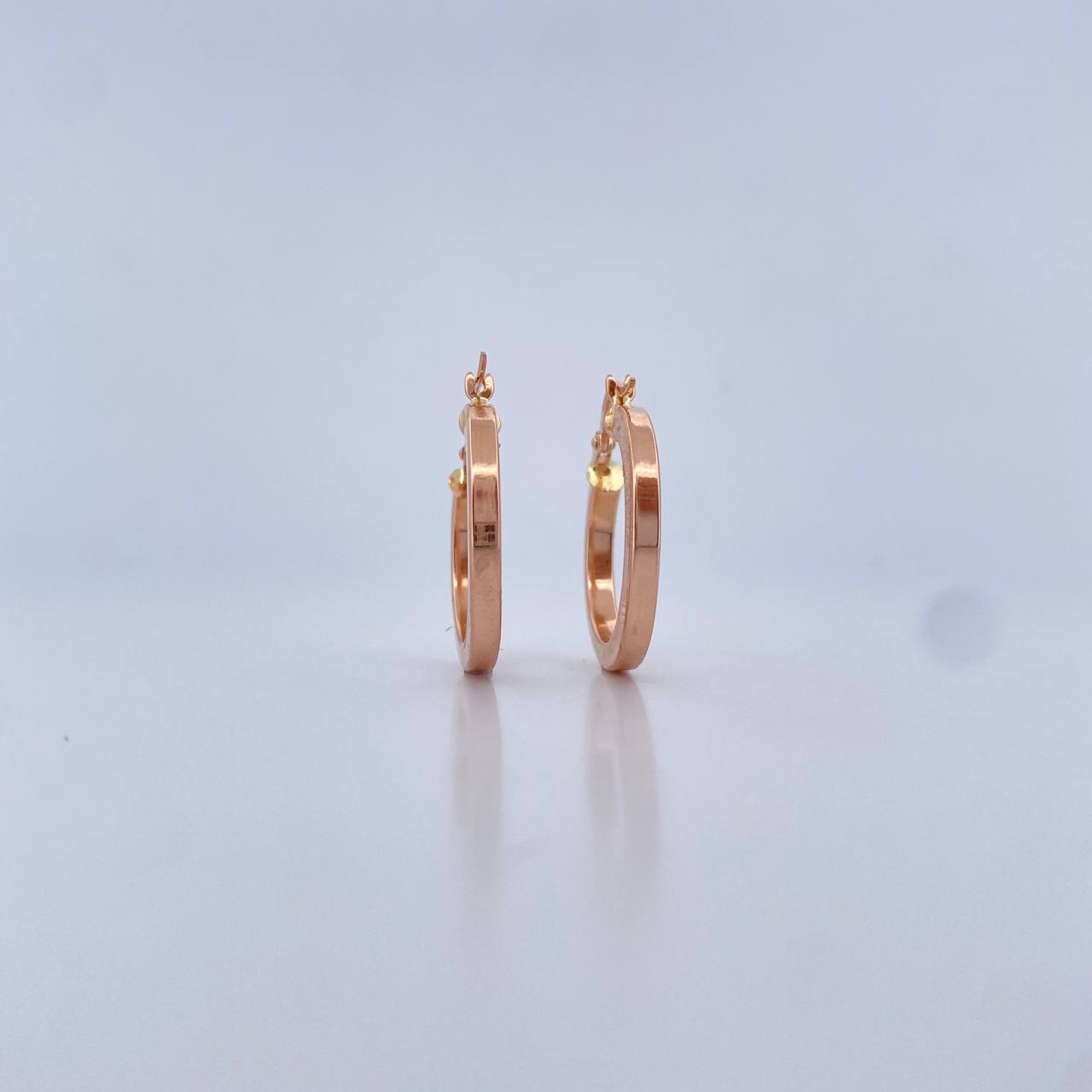 Candongas Diani 2.35gr / 2.4cm / Oro Rosa 18K $