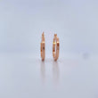 Candongas Diani 2.35gr / 2.4cm / Oro Rosa 18K $