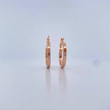 Candongas Diani 2.35gr / 2.4cm / Oro Rosa 18K $