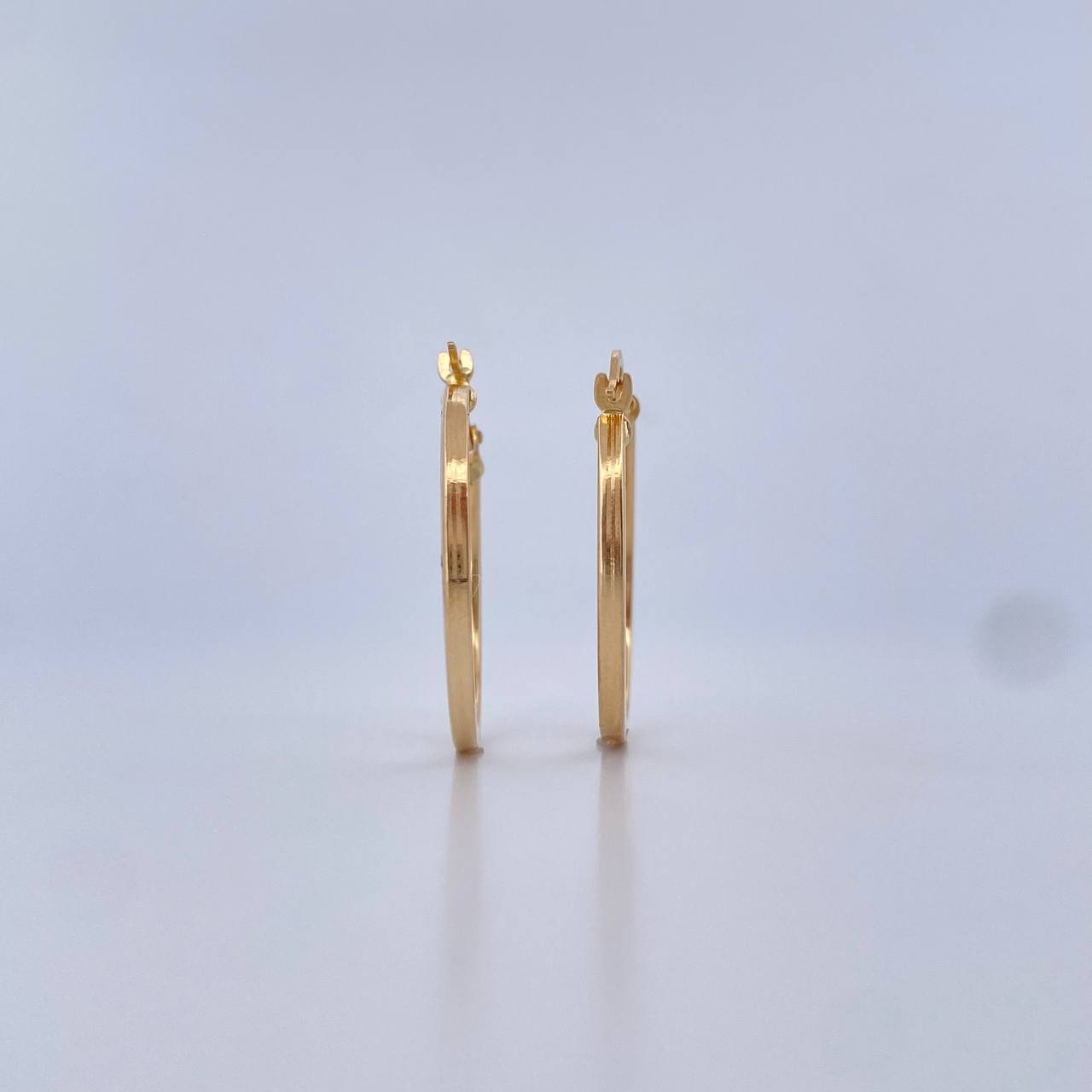 Hoop Earrings Diani 1.75gr / 2.8cm / 18K Yellow Gold $