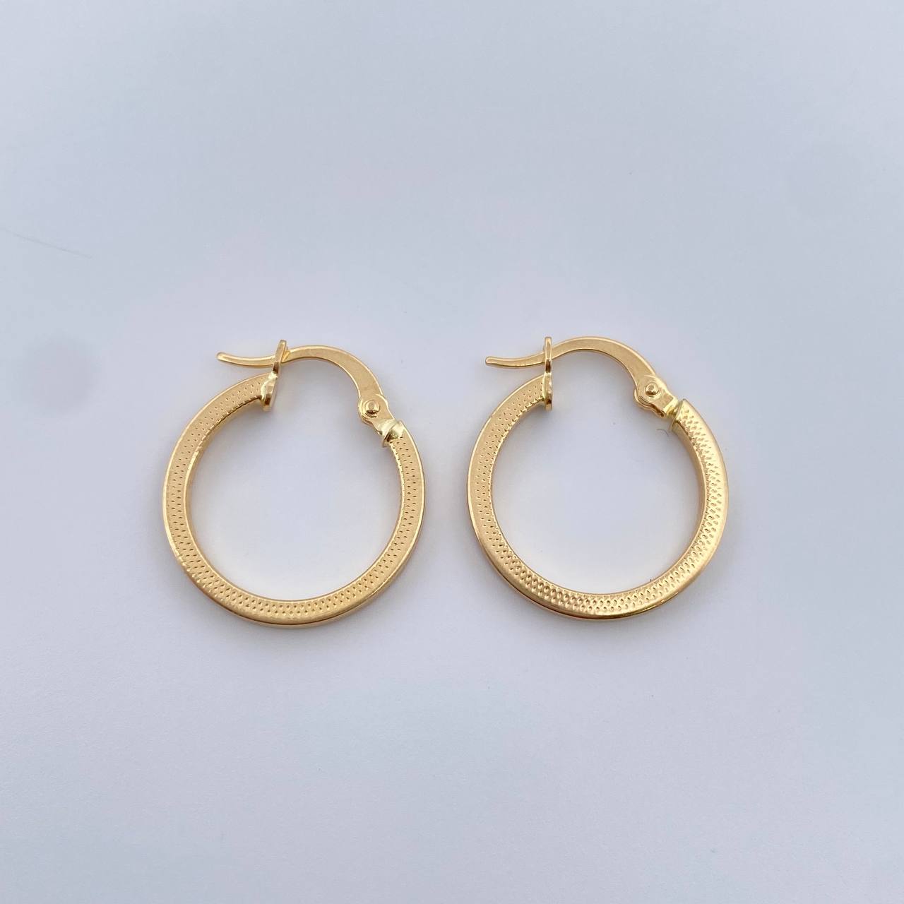 Hoop Earrings Diani 1.44gr / 2.1cm / 18K Yellow Gold $