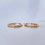Hoop Earrings Diani 1.44gr / 2.1cm / 18K Yellow Gold $
