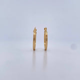 Hoop Earrings Diani 1.44gr / 2.1cm / 18K Yellow Gold $