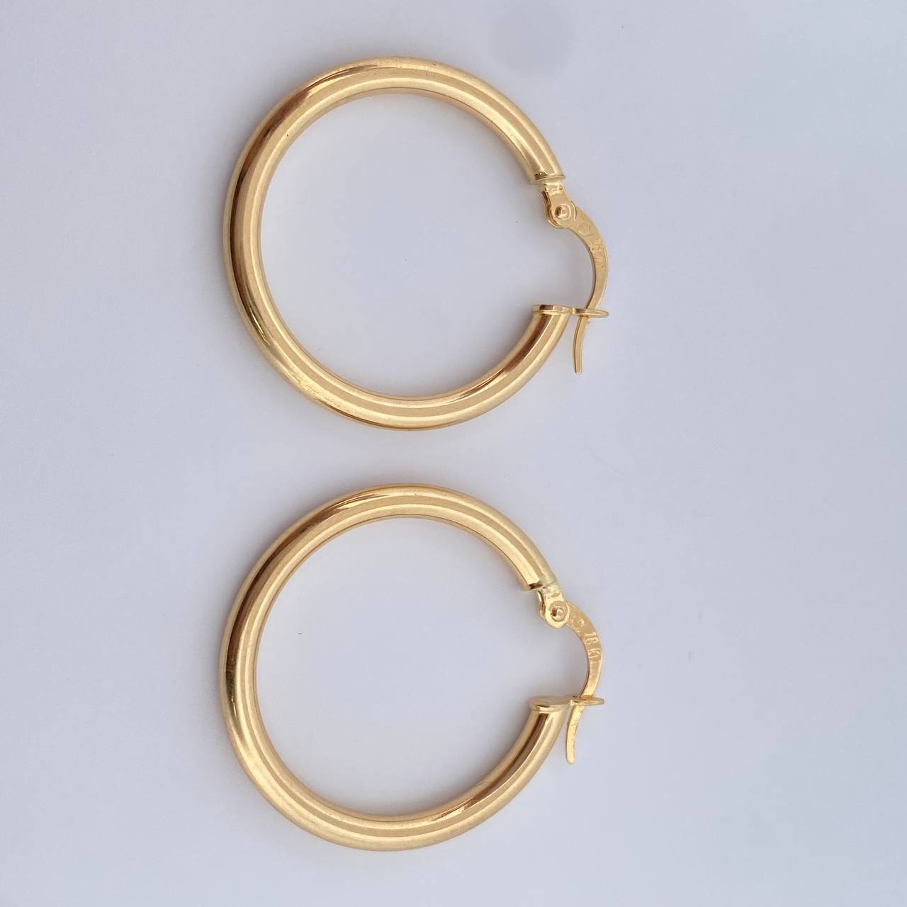 Hoop Earrings Jass 2.55gr / 2.9cm / 18K Yellow Gold $