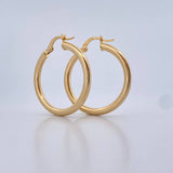 Hoop Earrings Jass 2.55gr / 2.9cm / 18K Yellow Gold $