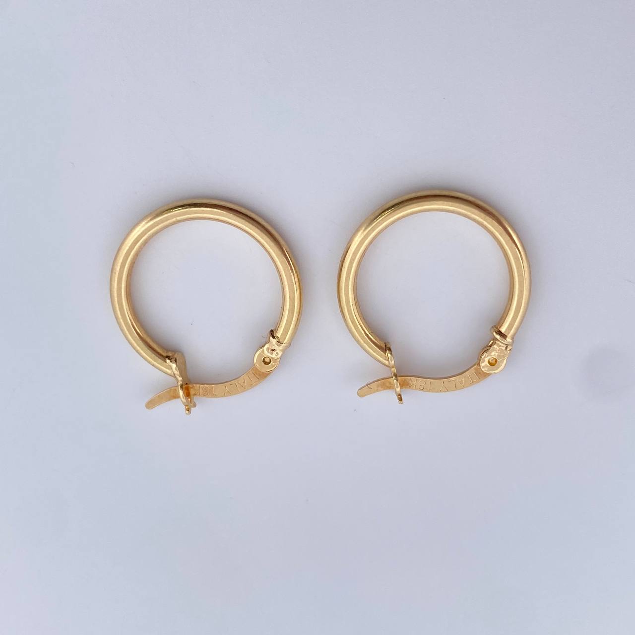 Hoop Earrings Jass 2gr / 1.9cm / 18K Yellow Gold $