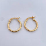 Hoop Earrings Jass 2gr / 1.9cm / 18K Yellow Gold $