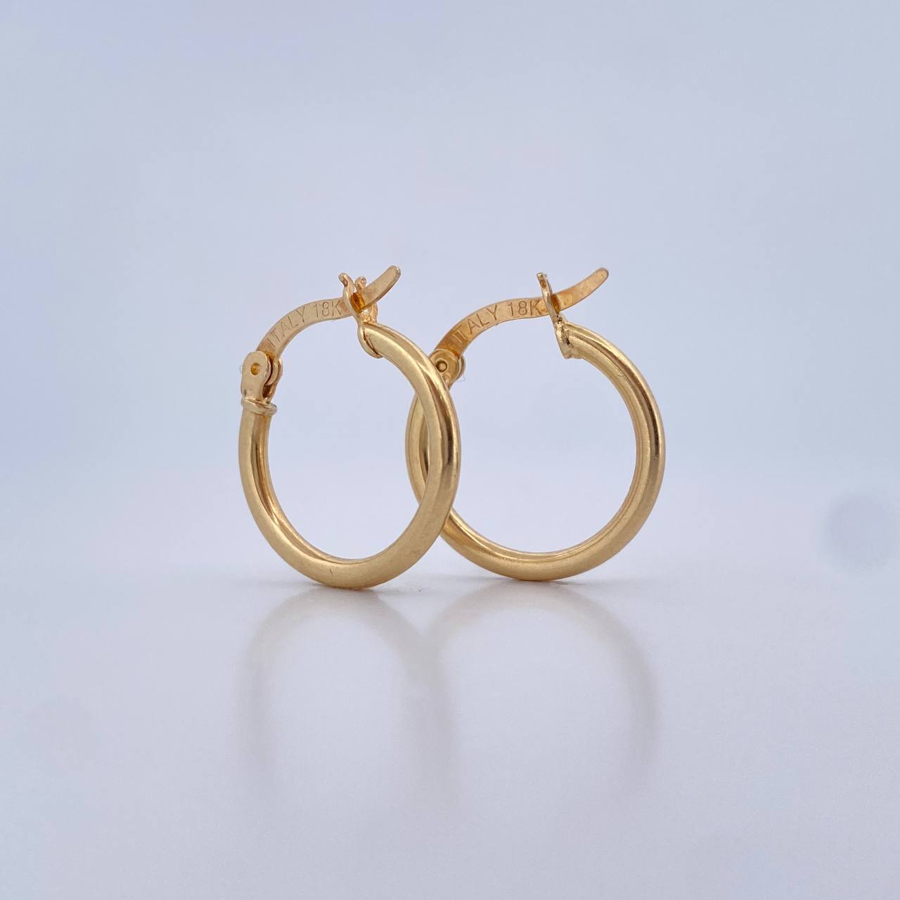 Hoop Earrings Jass 2gr / 1.9cm / 18K Yellow Gold $