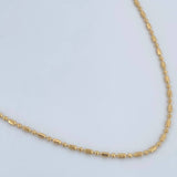 Morse Chain 2.15gr / 45.3cm / +3 18K Gold &