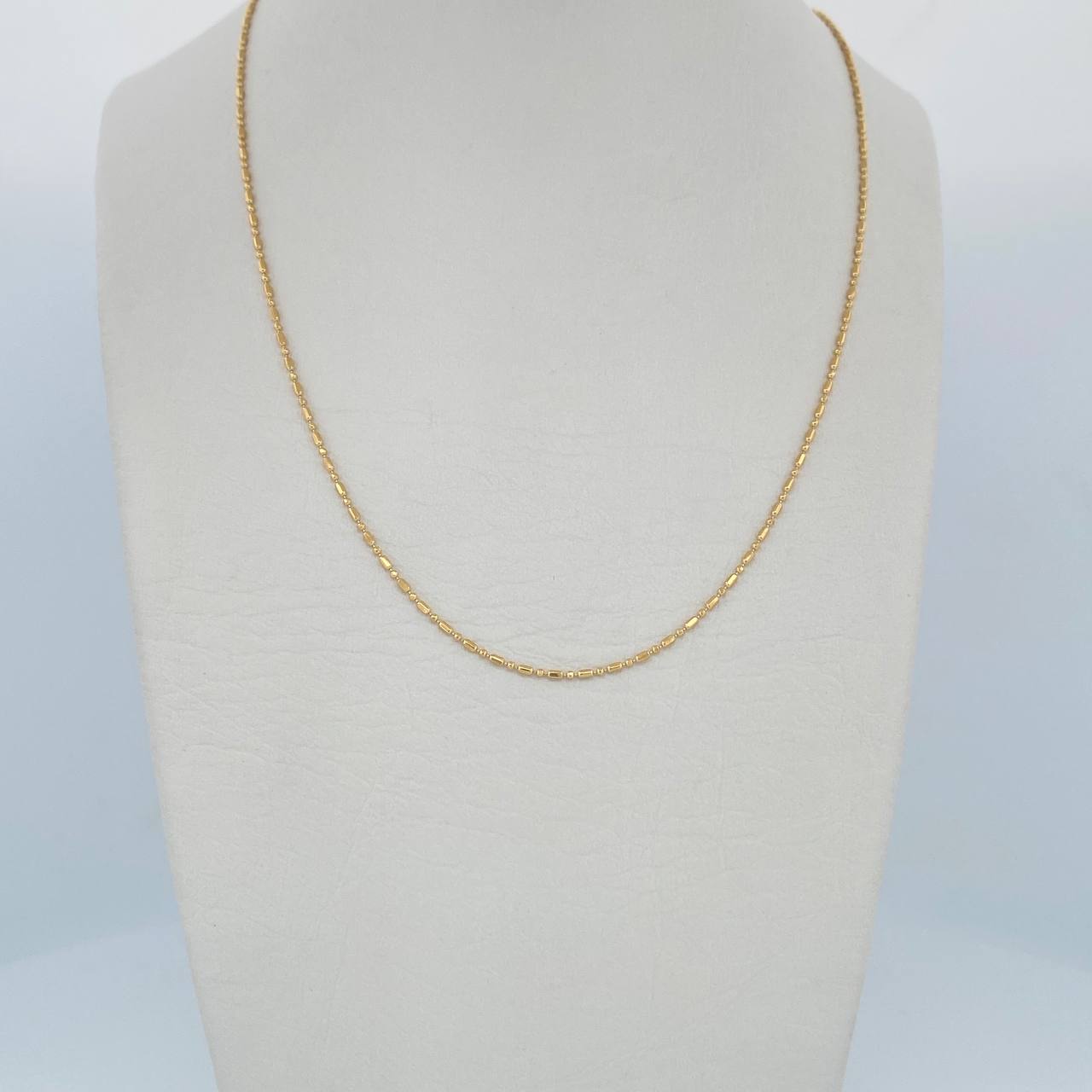 Morse Chain 2.15gr / 45.3cm / +3 18K Gold &