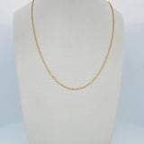 Morse Chain 2.15gr / 45.3cm / +3 18K Gold &
