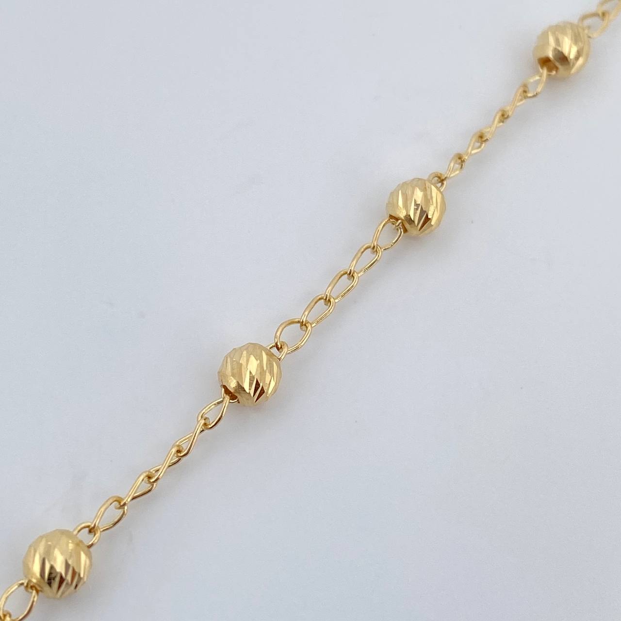 Pulso Denario Virgen Milagrosa 2.8gr / 20cm / Oro 18K &