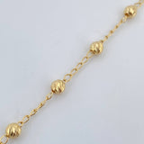 Bracelet Miraculous Virgin Denarius 2.75gr / 7.8in / 18K Gold &