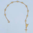 Pulso Denario Virgen Milagrosa 2.75gr / 19cm / Oro 18K $