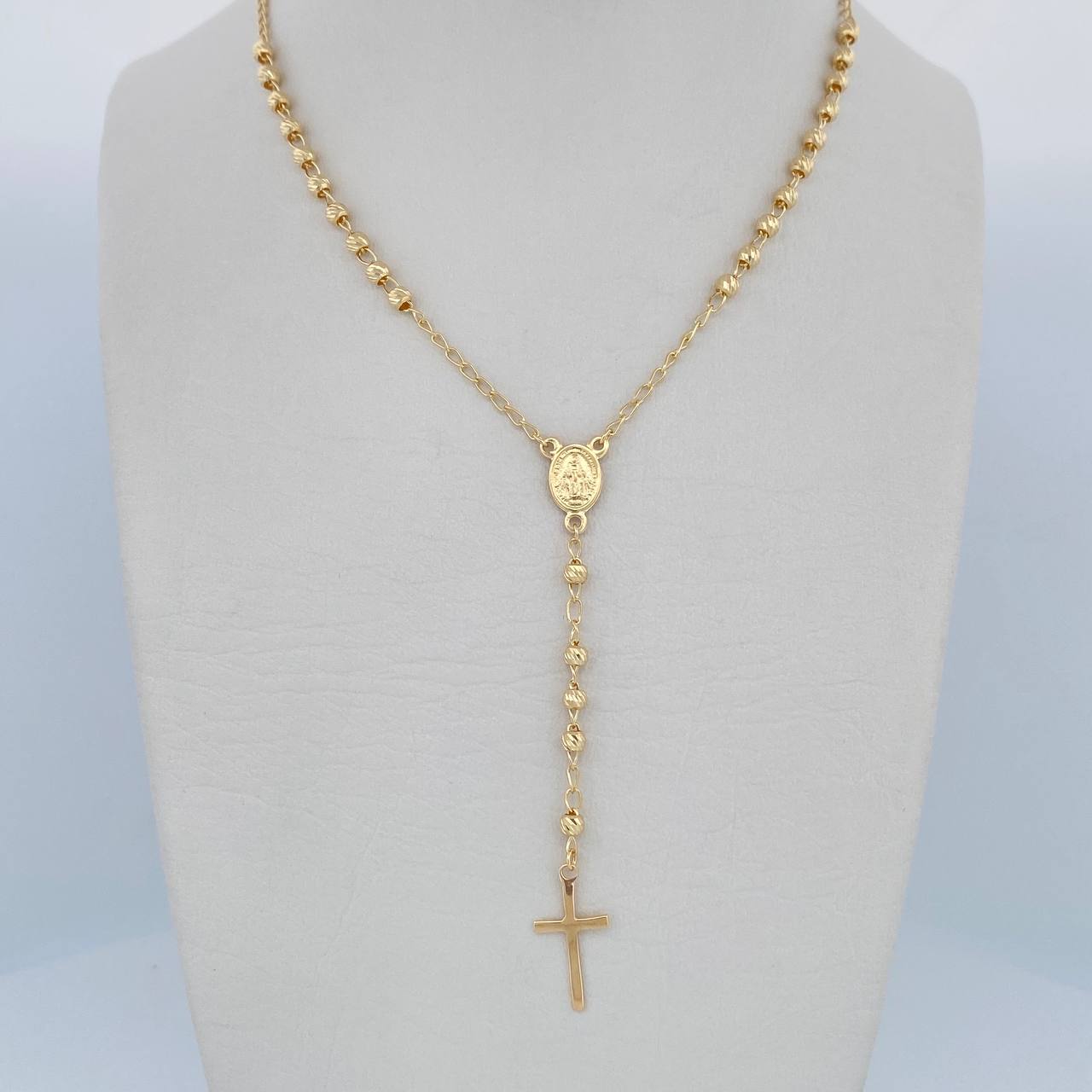 Rosario Virgen Milagrosa 5.7gr / 51cm / Oro 18K &