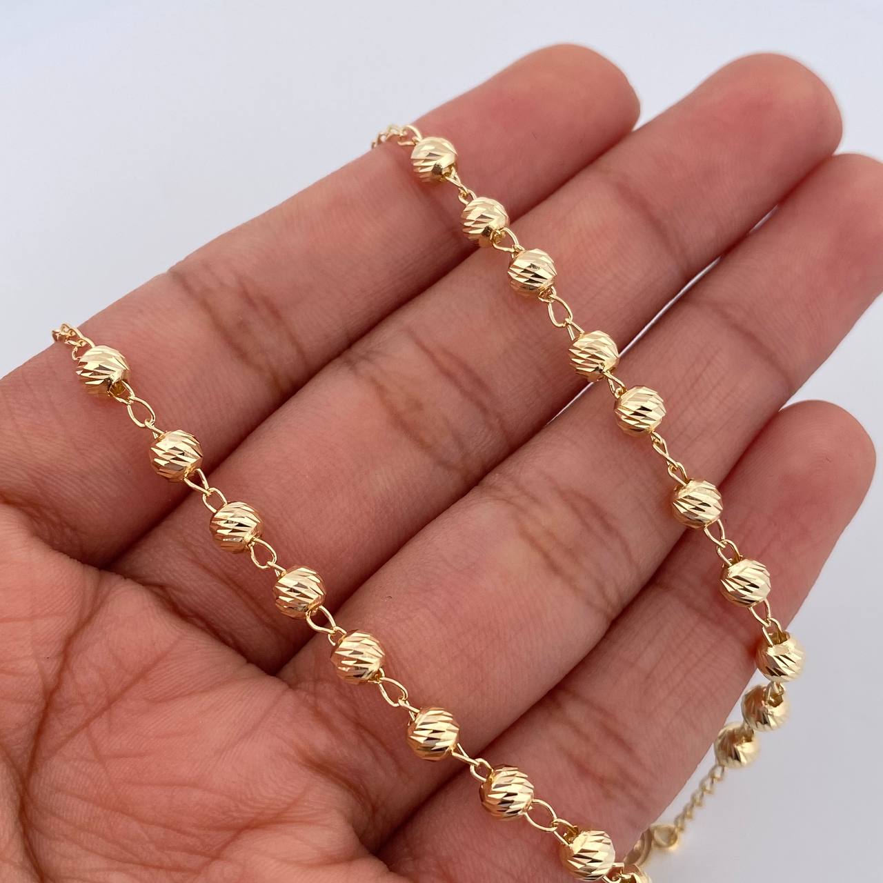 Miraculous Virgin Rosary 9.65gr / 22.4in / 18K Gold $