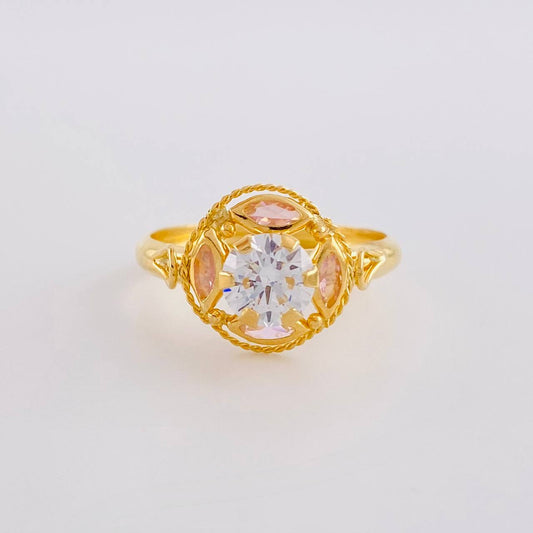 Anillo Solitario Aura Vintage 1.9 g / T6 3/4 Oro Amarillo 18K