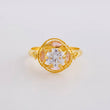 Aura Vintage Solitaire Ring 1.9 g / T7 Yellow Gold 18K