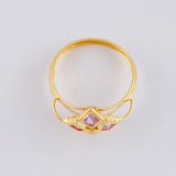 Anillo Rombo Imperial 1.8 g / T8 Oro Amarillo 18K