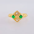 Imperial Rhombus Ring 1.7 g / Size T8 1/2 Yellow Gold 18K