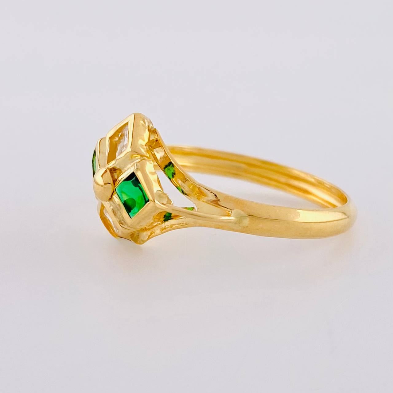 Imperial Rhombus Ring 1.7 g / T9 1/4 Yellow Gold 18K