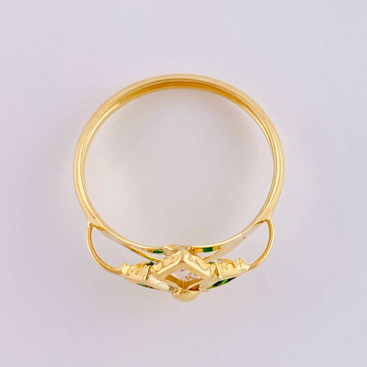 Imperial Rhombus Ring 1.7 g / T9 1/4 Yellow Gold 18K