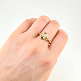 Anillo Rombo Imperial 1.8 g / T8 1/2 Oro Amarillo 18K