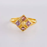 Anillo Rombo Imperial 1.75 g / T7 1/2 Oro Amarillo 18K