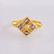 Anillo Rombo Imperial 1.8 g / T8 1/2 Oro Amarillo 18K