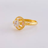 Anillo Solitario Aura Vintage 1.9 g / T8 Oro Amarillo 18K