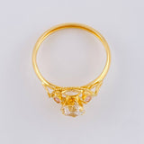Aura Vintage Solitaire Ring 2 g / T9 Yellow Gold 18K