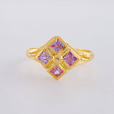 Anillo Rombo Imperial 1.85 g / T9 Oro Amarillo 18K