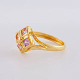 Anillo Rombo Imperial 1.85 g / T8 Oro Amarillo 18K