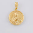 Sacred Heart of Jesus Pendant 1.45 g / 1 in Yellow Gold 18K
