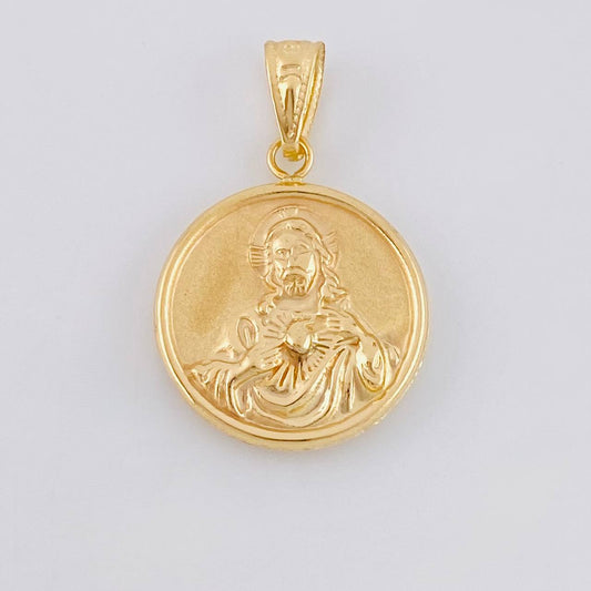 Dije Sagrado Corazón De Jesus 1.45 g / 1 in Oro Amarillo 18K