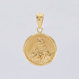 Sacred Heart of Jesus Pendant 1.45 g / 1 in Yellow Gold 18K